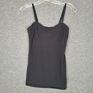 Decree Women’s Black Tank Top Sweetheart Neckline Cami Size Small